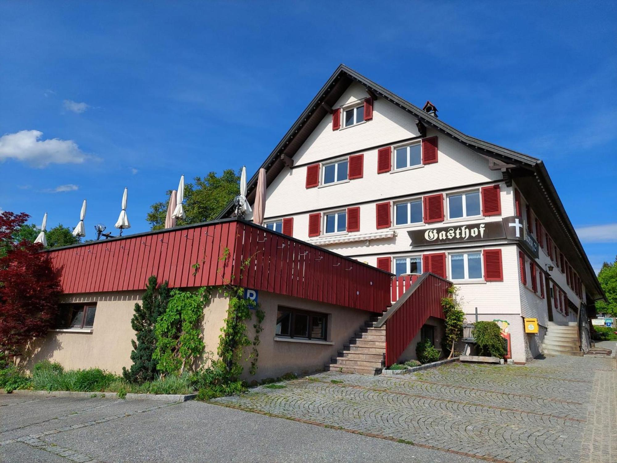Gasthof Kreuz Bildstein Exteriör bild