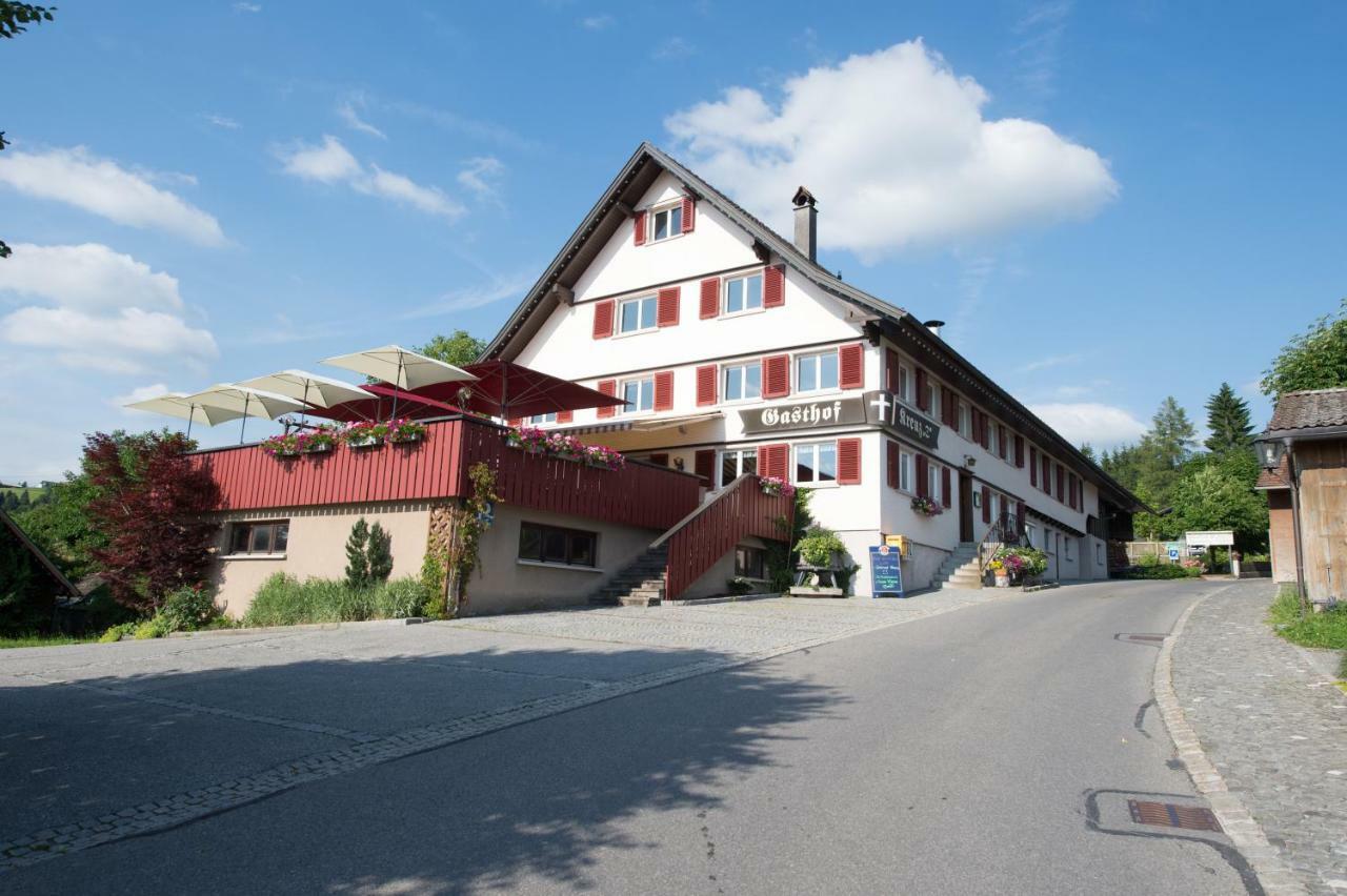 Gasthof Kreuz Bildstein Exteriör bild